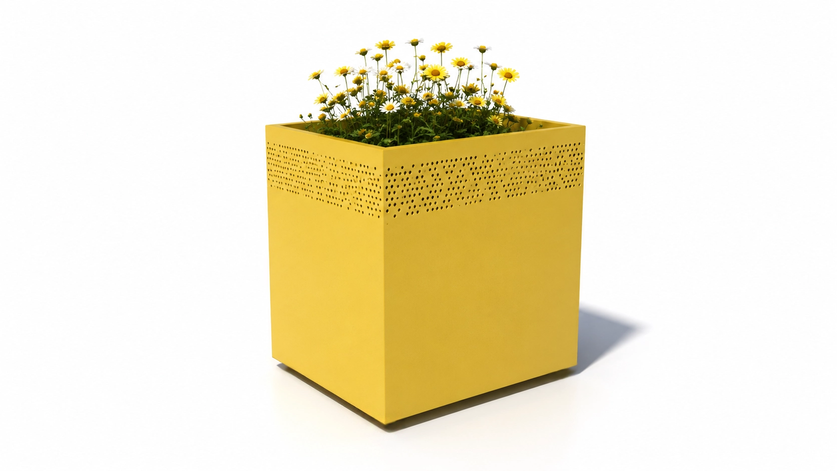 Jardinière cubique